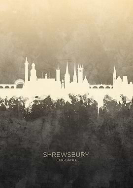 Shrewsbury England Skyline