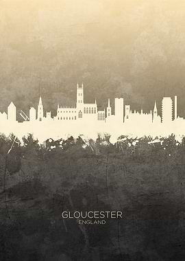 Gloucester England Skyline