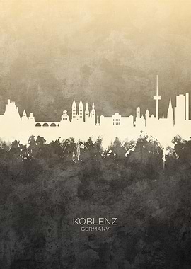 Koblenz Germany Skyline