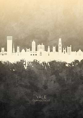 Yale Connecticut Skyline