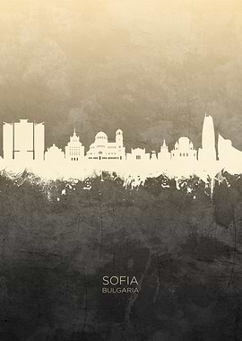 Sofia Bulgaria Skyline