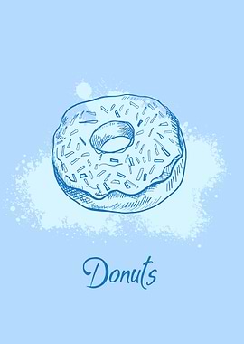 Blue Donuts