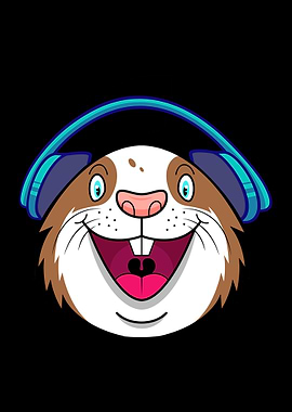 Guinea Pig loves Music