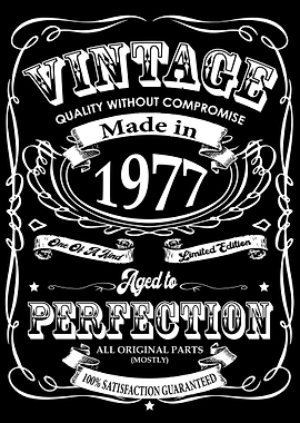 Made in 1977 Birthday