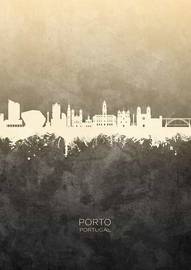 Porto Portugal Skyline