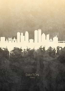 Dayton Ohio Skyline