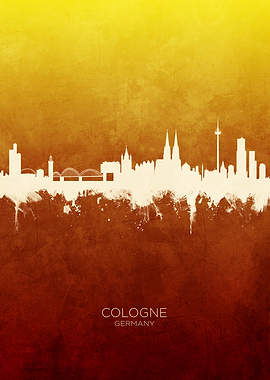 Cologne Germany Skyline