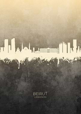 Beirut Lebanon Skyline