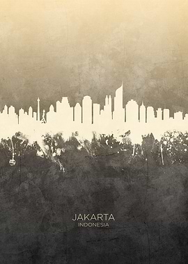 Jakarta Indonesia Skyline