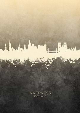 Inverness Scotland Skyline