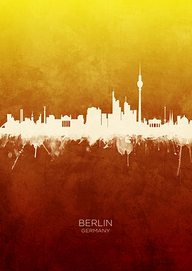 Berlin Germany Skyline