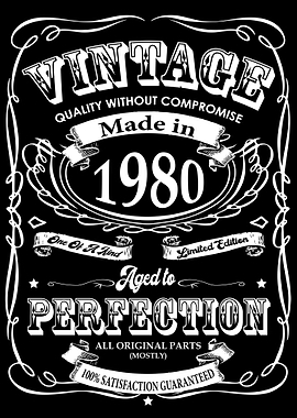 Made in 1980 Birthday