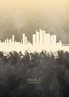 Manila Philippines Skyline