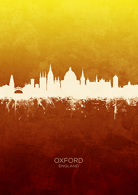 Oxford England Skyline