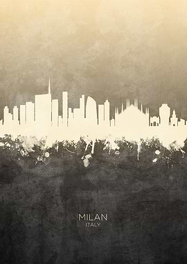 Milan Italy Skyline