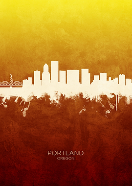 Portland Oregon Skyline