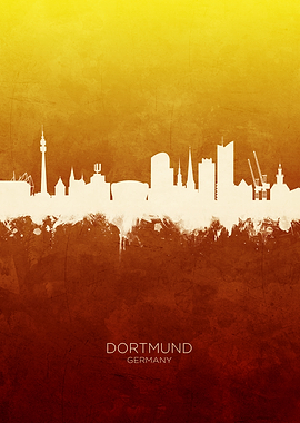 Dortmund Germany Skyline