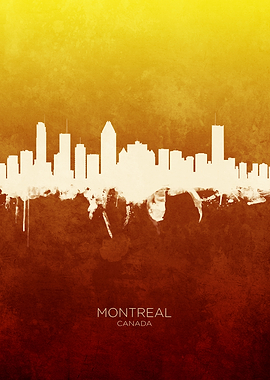 Montreal Canada Skyline