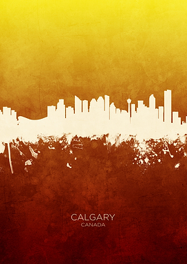 Calgary Canada Skyline