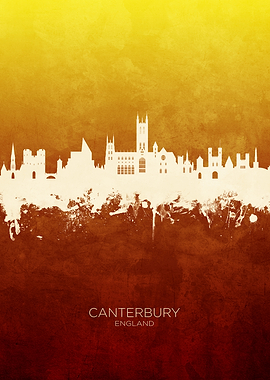 Canterbury England Skyline