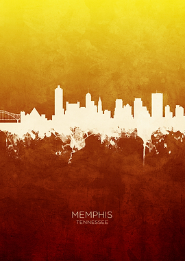 Memphis Tennessee Skyline