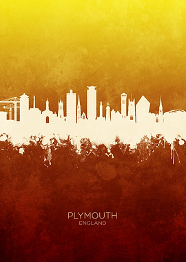 Plymouth England Skyline
