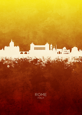 Rome Italy Skyline