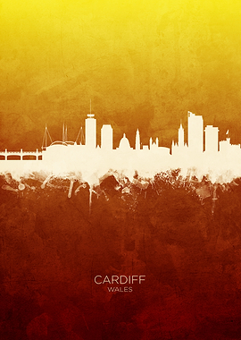 Cardiff Wales Skyline