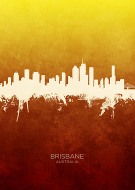 Brisbane Australia Skyline