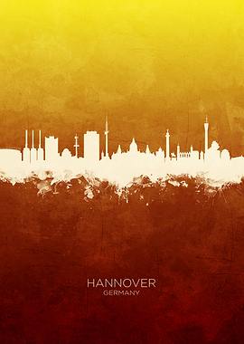 Hannover Germany Skyline