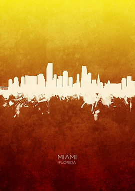 Miami Florida Skyline