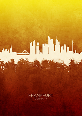 Frankfurt Germany Skyline