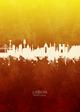 Lisbon Portugal Skyline