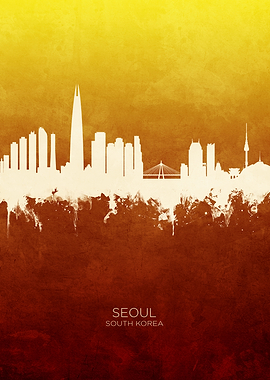 Seoul South Korea Skyline