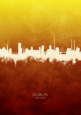 Dublin Ireland Skyline