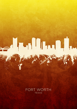 Fort Worth Texas Skyline