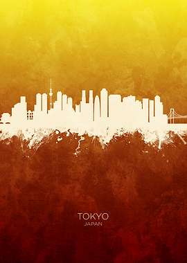 Tokyo Japan Skyline