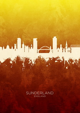 Sunderland England Skyline