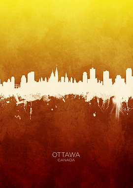 Ottawa Canada Skyline