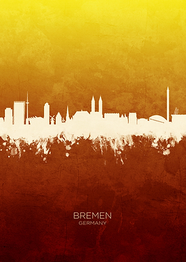 Bremen Germany Skyline
