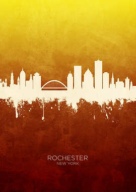 Rochester New York Skyline