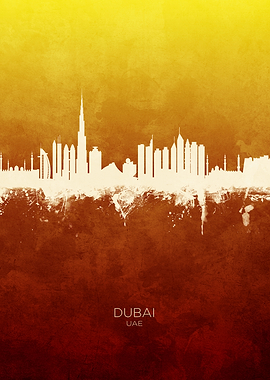 Dubai UAE Skyline