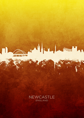 Newcastle England Skyline