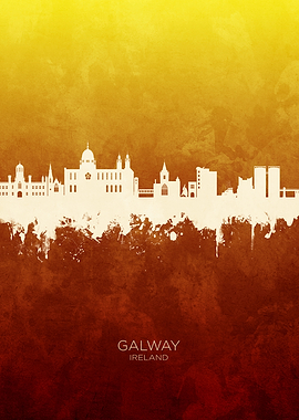 Galway Ireland Skyline