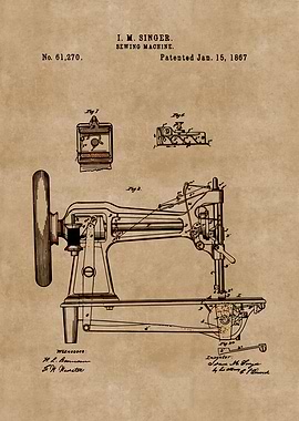 Singer Sewing Machine 1867