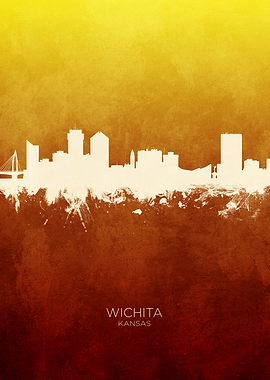 Wichita Kansas Skyline
