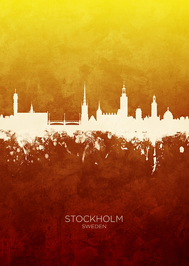 Stockholm Sweden Skyline