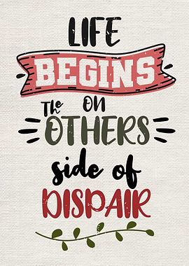 Life begins on the other