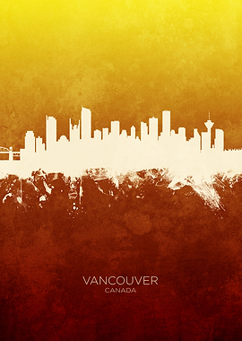 Vancouver Canada Skyline