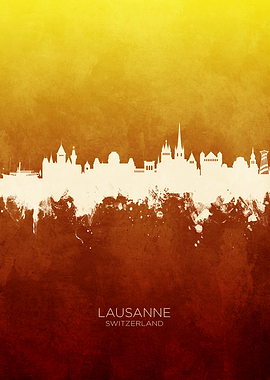 Lausanne Skyline